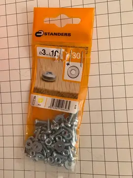 boulon tête cylindrique acier zingué classe 8.8 + 1 rondelle