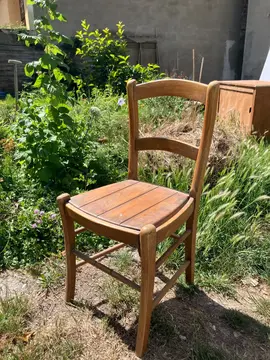 chaise en bois
