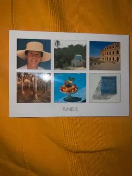 carte postale tunisie