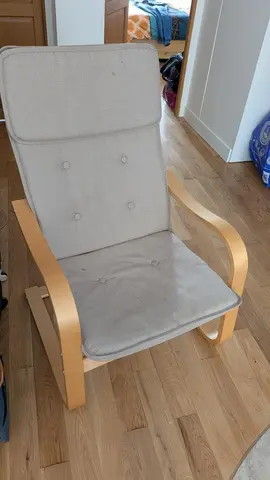 Fauteuil Ikea beige