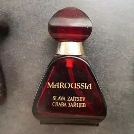 Deux flacons de parfum Maroussia vides