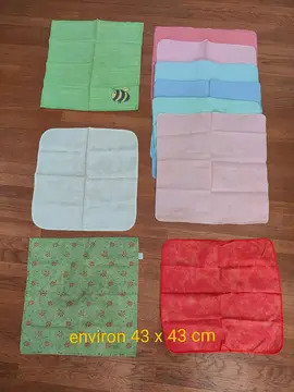 Lot de serviettes de tables (43 x 43 cm environ)