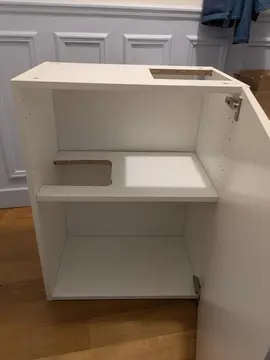 Meuble pour bac litière chat