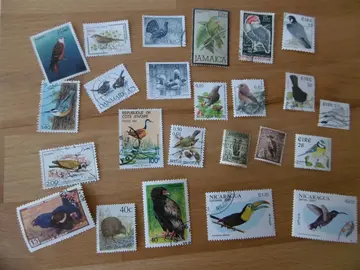 Timbres OISEAUX LOT 1