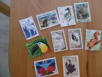Timbres ANIMAUX FRANCE LOT 5