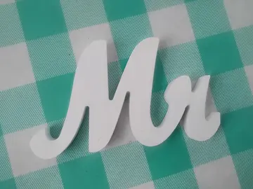 Lettres en bois