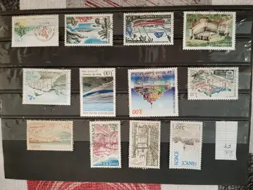 lot FT timbres français oblitérés
