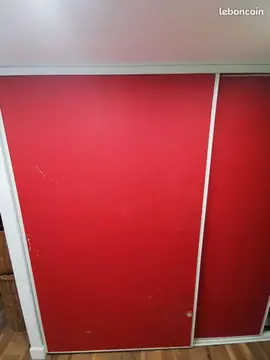 DON - 2 portes de placard coulissantes SANS RAILS
