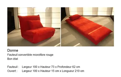 Fauteuil rouge