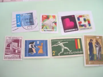 Lot de timbres étrangers oblitérés en bon état