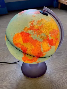 lampe mappemonde diamètre 26 cm