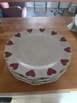 assiettes coeur