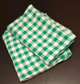 lot de 2 nappes en tissu