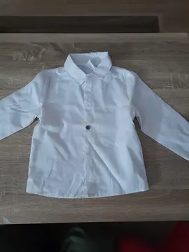 chemise blanche 18 - 24 mois