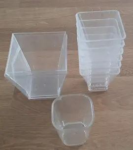 verrines en plastique