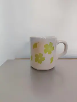 Tasse fleurs vertes (2)