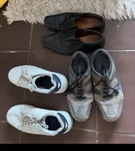 3 paires de chaussures homme 42/43