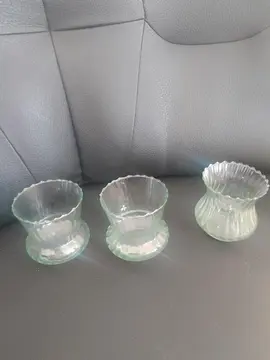 lot bougeoir/ vases