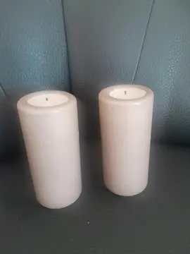 lot bougies couleur taupe