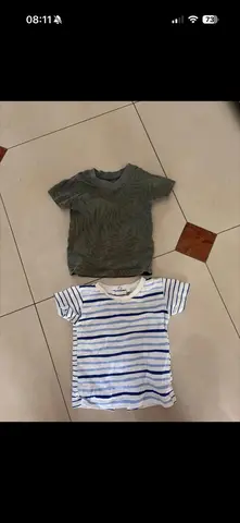 2 tee shirts 0:3 mois