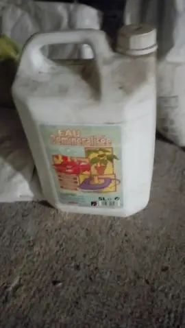 eau déminéralisée