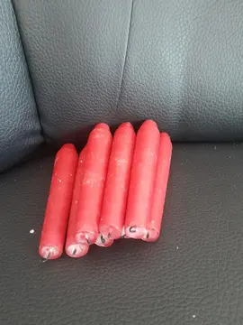 lot bougies rouges