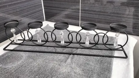 porte bougie metal