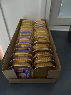 Donne pâtés pour chat