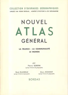 Nouvel Atlas Général.