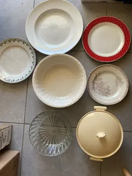 pièces de vaisselle unique