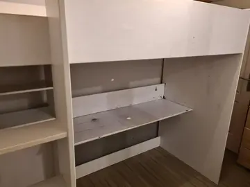 lit mezzanine en bois