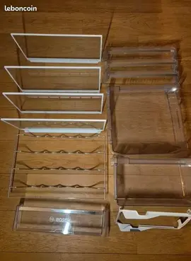Accessoires tiroirs, clayettes pour frigo Bosch modèle KIV34X20/06