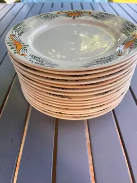 lot d'assiette creuse et plate