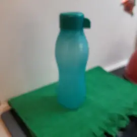 Petite bouteille en plastique - Hauteur 18 cm