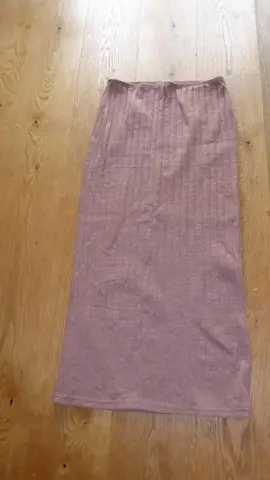 Jupe droite longue marron - Taille 38