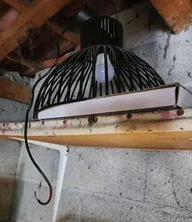 luminaire fer noir