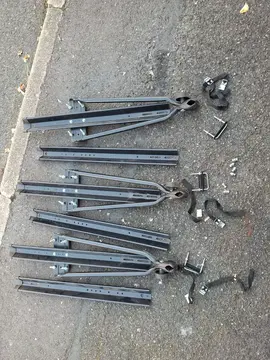 porte velo de toit, 3 vélos