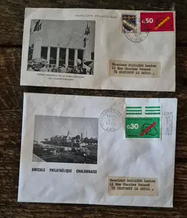 Timbres - Lot enveloppes philatéliques