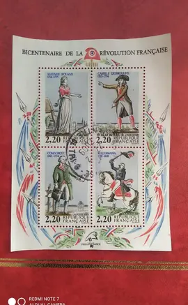 bloc timbres Révolution française, lot 260