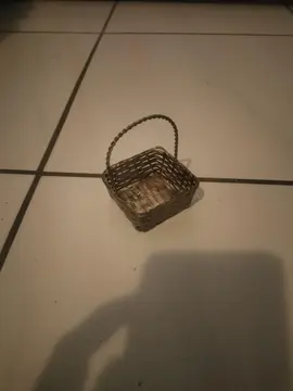 petit panier en fer déco