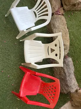 3 mini chaise de jardin pour enfant