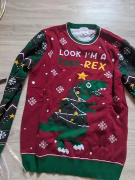 Pull à led de Noël sapin T-Rex