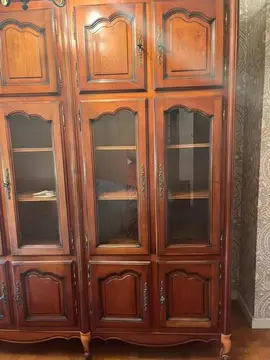 bibliothèque merisier
