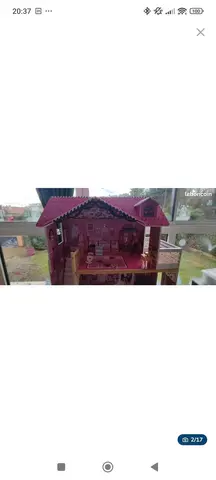 mairie barbie en bois
