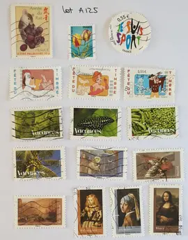 Lot A125 Timbres France 2008