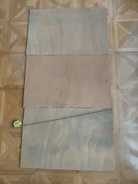 3 panneaux de contreplaqué