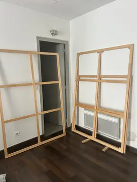 (Réservé) chassis de peintre en bois