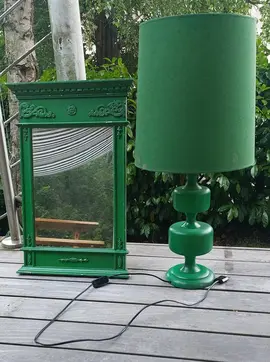ensemble miroir + lampe