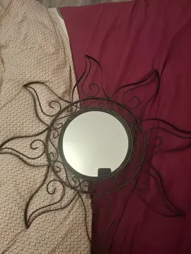 miroir soleil metal
