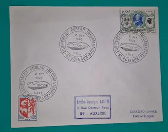Timbres - Lot enveloppes affranchies